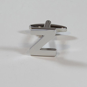 Gemelli Cufflink Letter Z 100% Ottone